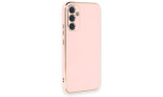 Newface Samsung Galaxy A34 5G Kılıf Volet Silikon - Pembe
