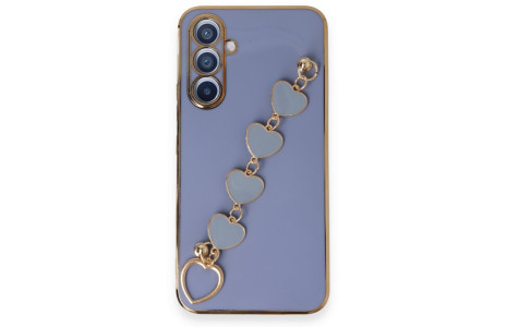Newface Samsung Galaxy A54 5G Kılıf Esila Silikon - Gri