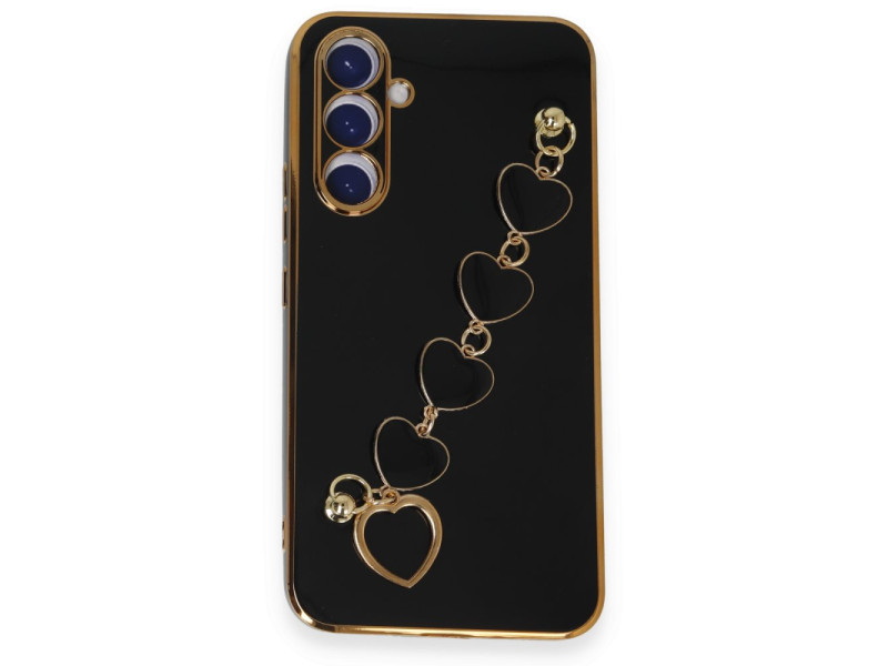 Newface Samsung Galaxy A54 5G Kılıf Esila Silikon - Siyah