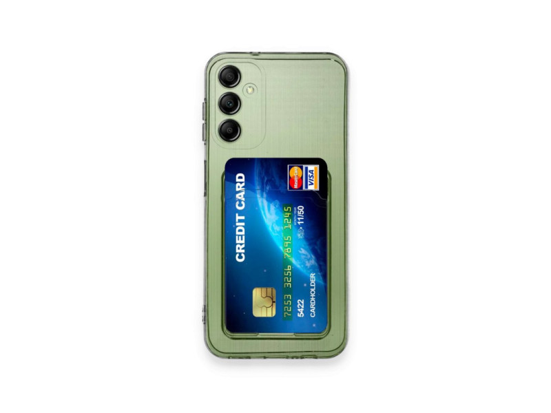 Newface Samsung Galaxy A54 5G Kılıf Kart Şeffaf Silikon - Şeffaf