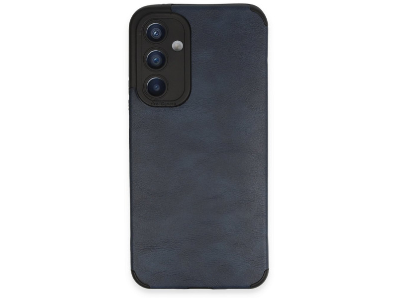 Newface Samsung Galaxy A54 5G Kılıf Loop Deri Silikon - Lacivert