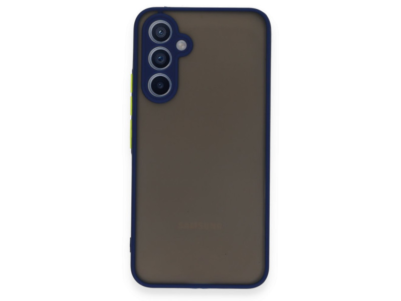 Newface Samsung Galaxy A54 5G Kılıf Montreal Silikon Kapak - Lacivert
