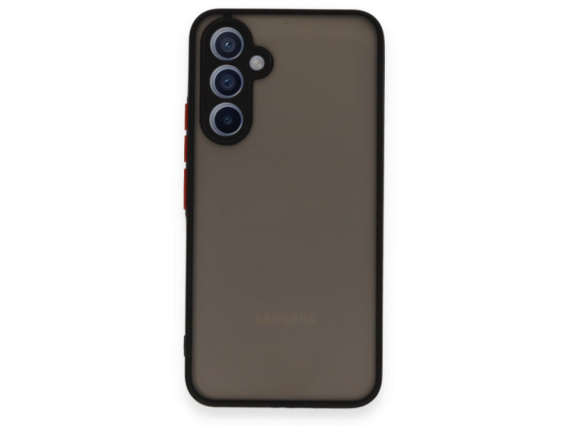 Newface Samsung Galaxy A54 5G Kılıf Montreal Silikon Kapak - Siyah
