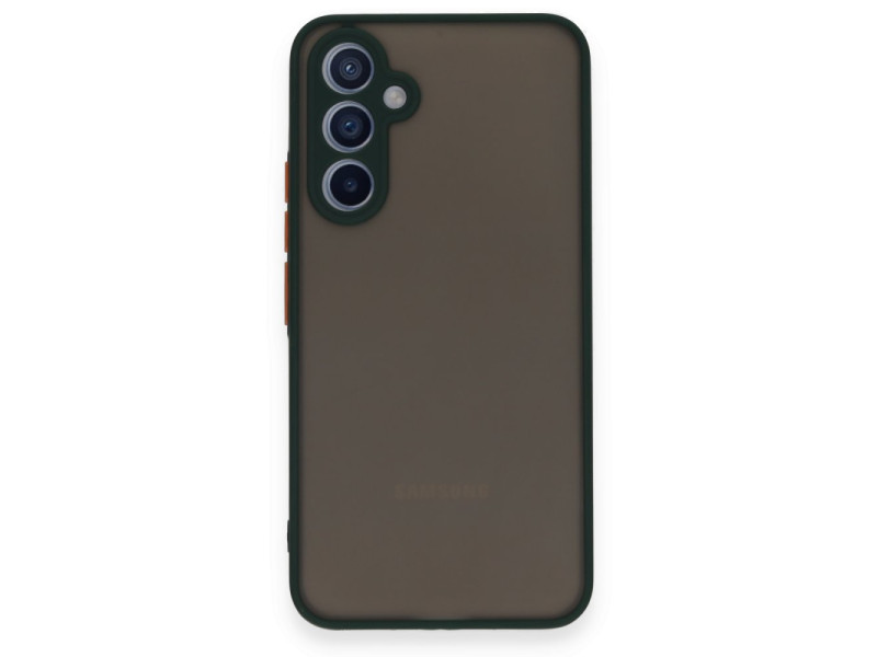 Newface Samsung Galaxy A54 5G Kılıf Montreal Silikon Kapak - Yeşil
