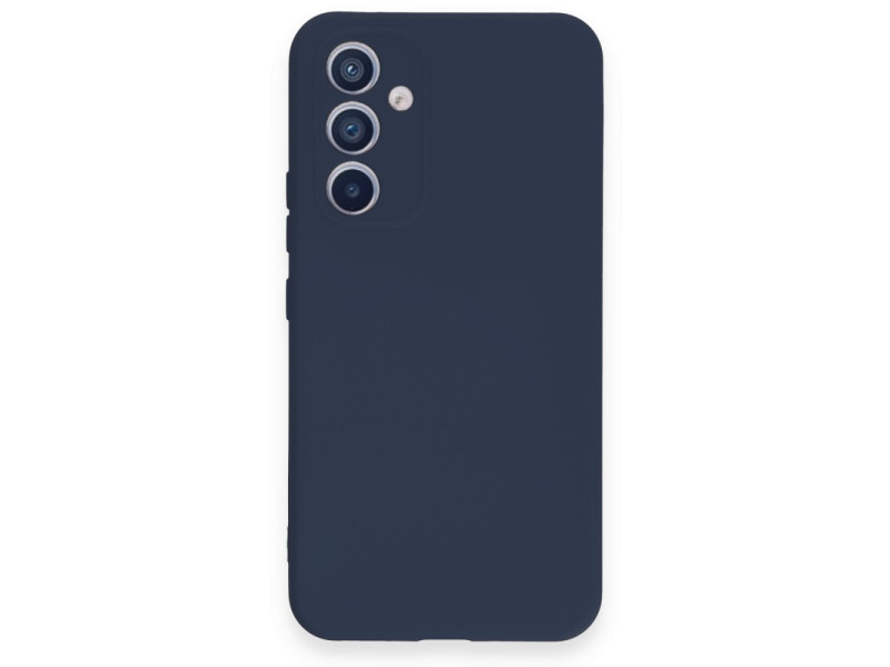 Newface Samsung Galaxy A54 5G Kılıf Nano içi Kadife Silikon - Lacivert
