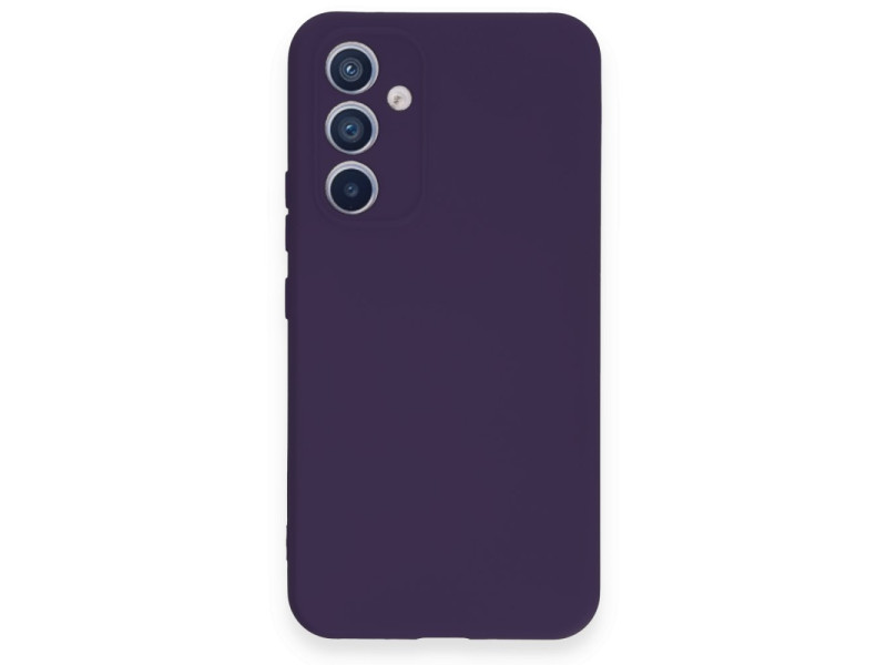 Newface Samsung Galaxy A54 5G Kılıf Nano içi Kadife Silikon - Mor