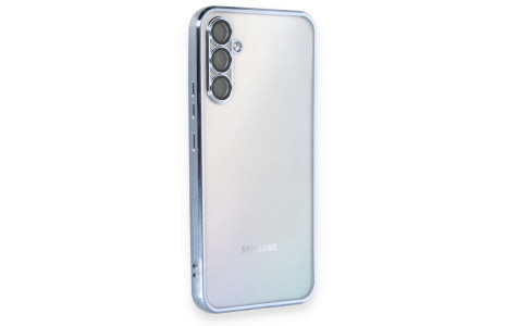 Newface Samsung Galaxy A54 5G Kılıf Razer Lensli Silikon - Açık Mavi