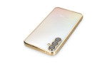 Newface Samsung Galaxy A54 5G Kılıf Razer Lensli Silikon - Gold