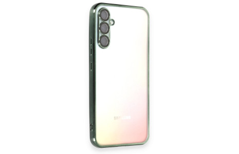 Newface Samsung Galaxy A54 5G Kılıf Razer Lensli Silikon - Yeşil