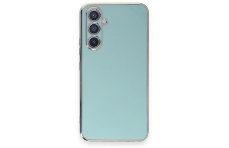 Newface Samsung Galaxy A54 5G Kılıf Volet Silikon - Açık Yeşil