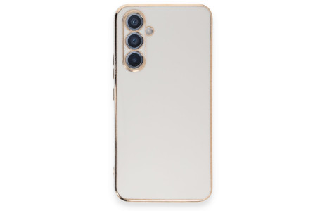 Newface Samsung Galaxy A54 5G Kılıf Volet Silikon - Beyaz