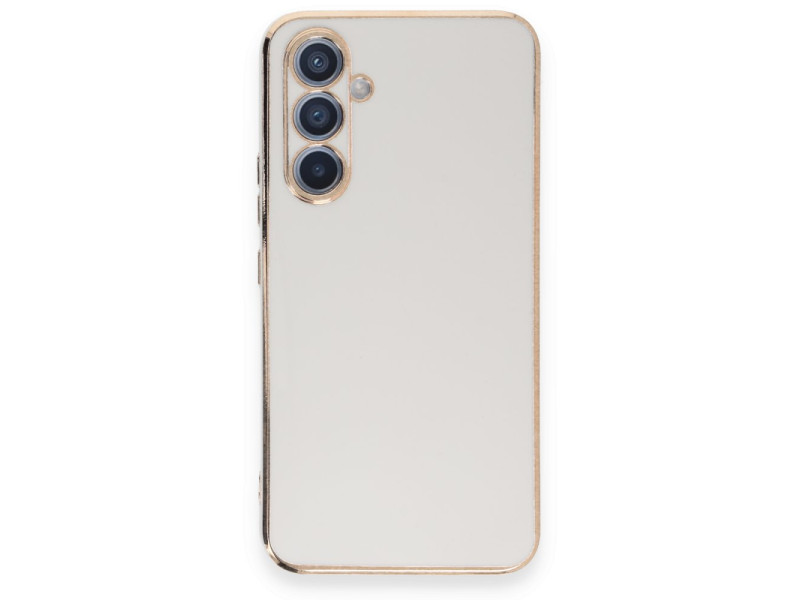 Newface Samsung Galaxy A54 5G Kılıf Volet Silikon - Beyaz