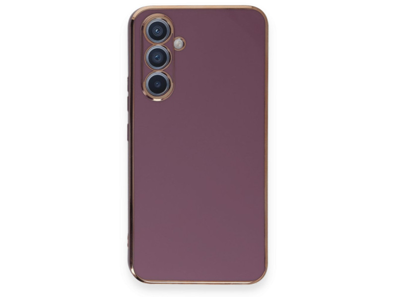 Newface Samsung Galaxy A54 5G Kılıf Volet Silikon - Mor