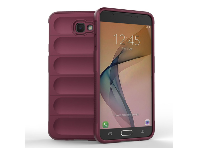 Newface Samsung Galaxy J7 Prime Kılıf Optimum Silikon - Bordo