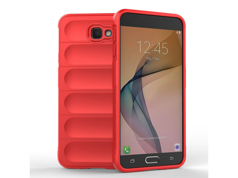 Newface Samsung Galaxy J7 Prime Kılıf Optimum Silikon - Kırmızı