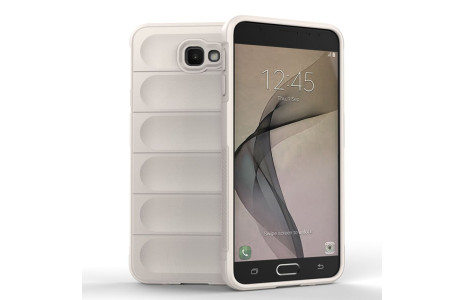 Newface Samsung Galaxy J7 Prime Kılıf Optimum Silikon - Krem