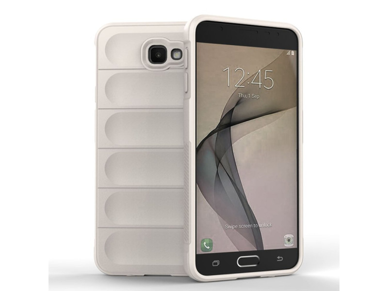Newface Samsung Galaxy J7 Prime Kılıf Optimum Silikon - Krem