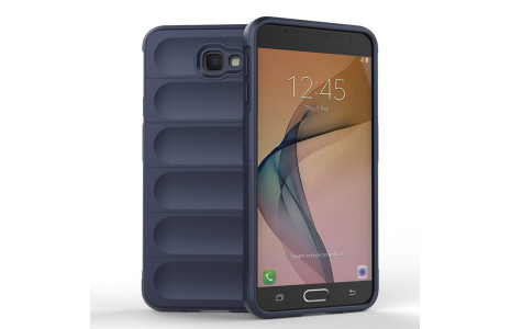 Newface Samsung Galaxy J7 Prime Kılıf Optimum Silikon - Lacivert