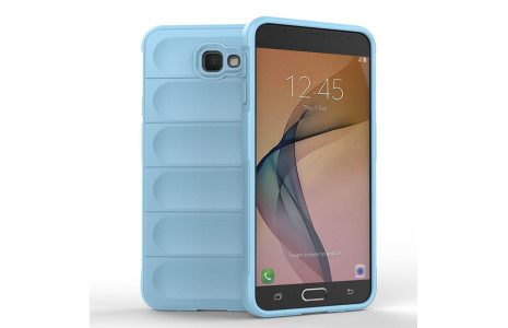 Newface Samsung Galaxy J7 Prime Kılıf Optimum Silikon - Sky Blue