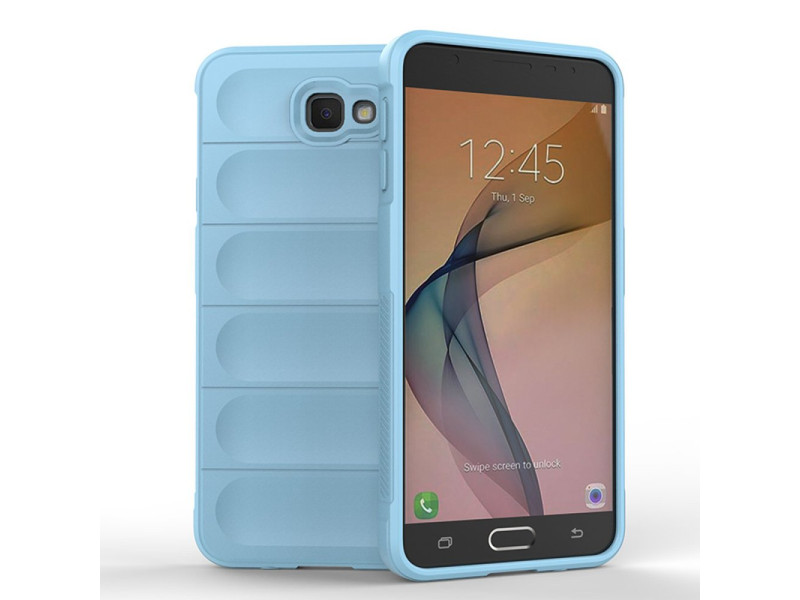 Newface Samsung Galaxy J7 Prime Kılıf Optimum Silikon - Sky Blue
