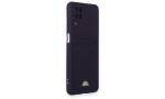 Newface Samsung Galaxy M12 Kılıf Kelvin Kartvizitli Silikon - Derin Mor