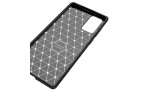 Newface Samsung Galaxy Note 20 Kılıf Focus Karbon Silikon - Siyah