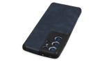 Newface Samsung Galaxy S21 Ultra Kılıf Loop Deri Silikon - Lacivert