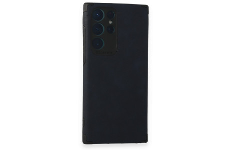 Newface Samsung Galaxy S22 Ultra Kılıf Loop Deri Silikon - Lacivert
