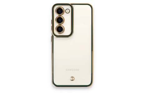 Newface Samsung Galaxy S23 Kılıf Liva Lens Silikon - Yeşil
