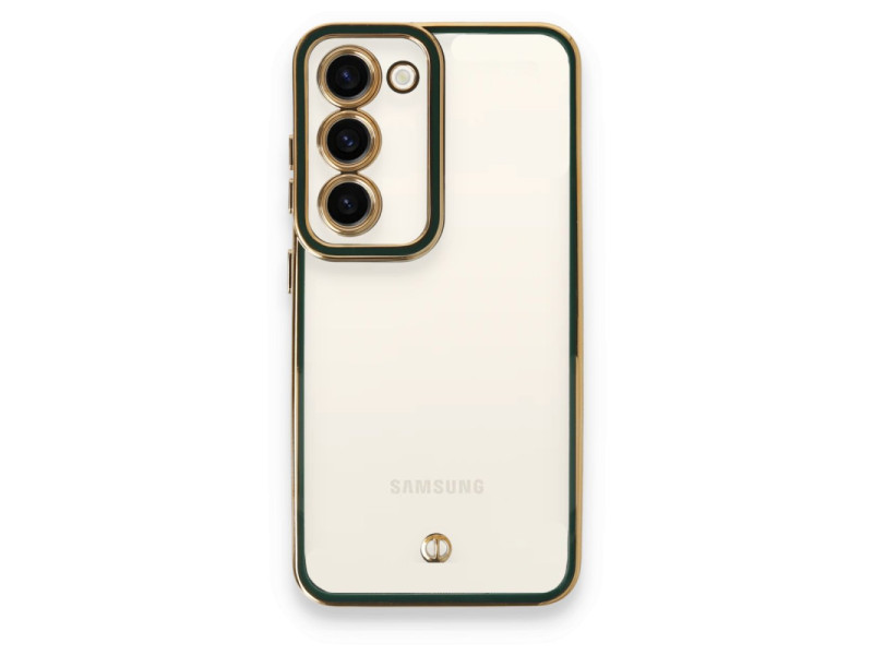 Newface Samsung Galaxy S23 Kılıf Liva Lens Silikon - Yeşil