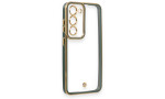 Newface Samsung Galaxy S23 Kılıf Liva Lens Silikon - Yeşil