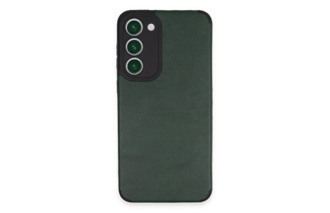 Newface Samsung Galaxy S23 Kılıf Loop Deri Silikon - Yeşil