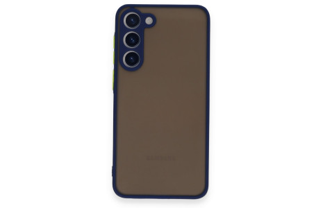 Newface Samsung Galaxy S23 Kılıf Montreal Silikon Kapak - Lacivert