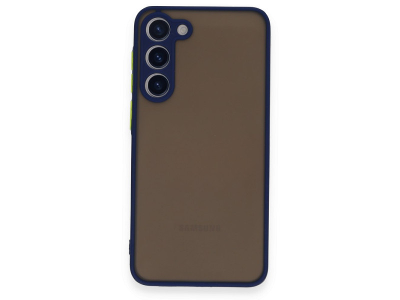 Newface Samsung Galaxy S23 Kılıf Montreal Silikon Kapak - Lacivert