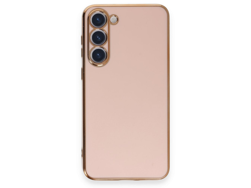 Newface Samsung Galaxy S23 Kılıf Volet Silikon - Pembe
