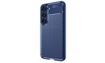Newface Samsung Galaxy S23 Plus Kılıf Focus Karbon Silikon - Lacivert