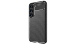 Newface Samsung Galaxy S23 Plus Kılıf Focus Karbon Silikon - Siyah