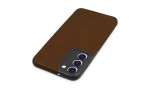 Newface Samsung Galaxy S23 Plus Kılıf Loop Deri Silikon - Kahverengi