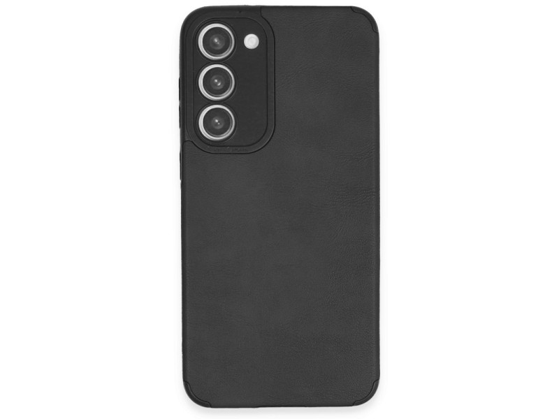 Newface Samsung Galaxy S23 Plus Kılıf Loop Deri Silikon - Siyah