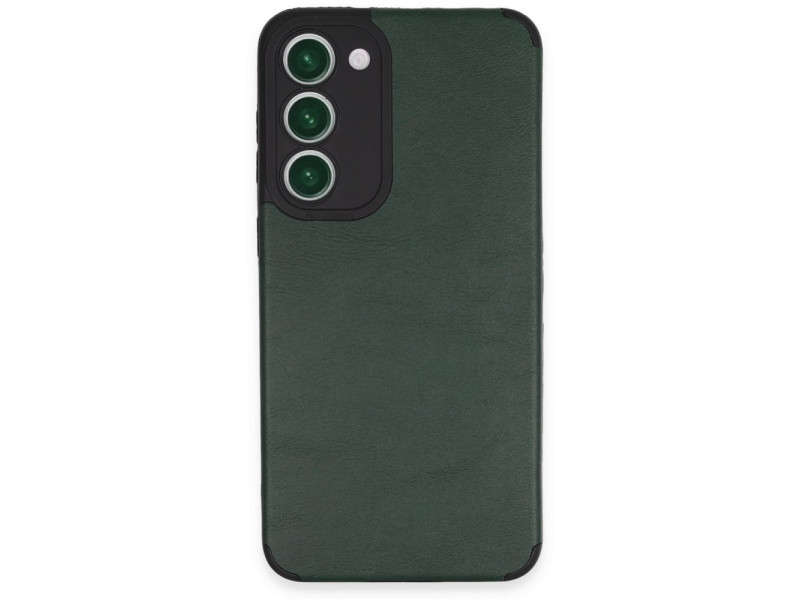 Newface Samsung Galaxy S23 Plus Kılıf Loop Deri Silikon - Yeşil