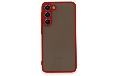 Newface Samsung Galaxy S23 Plus Kılıf Montreal Silikon Kapak - Kırmızı