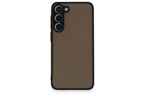 Newface Samsung Galaxy S23 Plus Kılıf Montreal Silikon Kapak - Siyah
