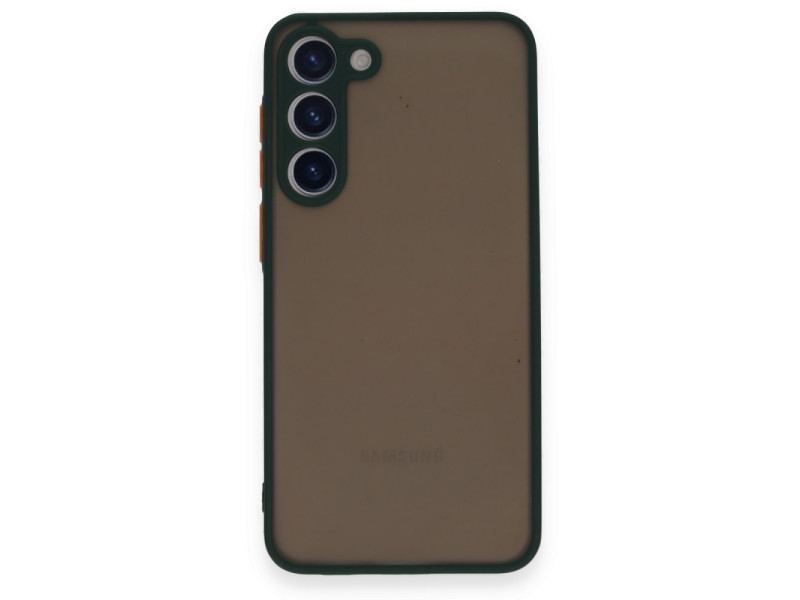 Newface Samsung Galaxy S23 Plus Kılıf Montreal Silikon Kapak - Yeşil