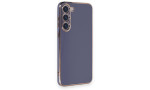 Newface Samsung Galaxy S23 Plus Kılıf Volet Silikon - Mavi