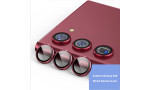 Newface Samsung Galaxy S23 Plus Metal Kamera Lens - Kırmızı