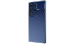 Newface Samsung Galaxy S23 Ultra Kılıf Focus Karbon Silikon - Lacivert