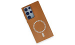 HDD Samsung Galaxy S23 Ultra Kılıf HBC-156 Forum Magneticsafe Kapak - Kahverengi