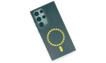 HDD Samsung Galaxy S23 Ultra Kılıf HBC-156 Forum Magneticsafe Kapak - Koyu Yeşil