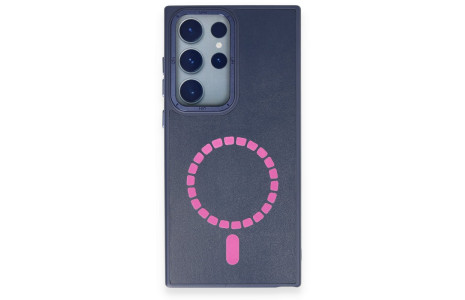 HDD Samsung Galaxy S23 Ultra Kılıf HBC-156 Forum Magneticsafe Kapak - Lacivert