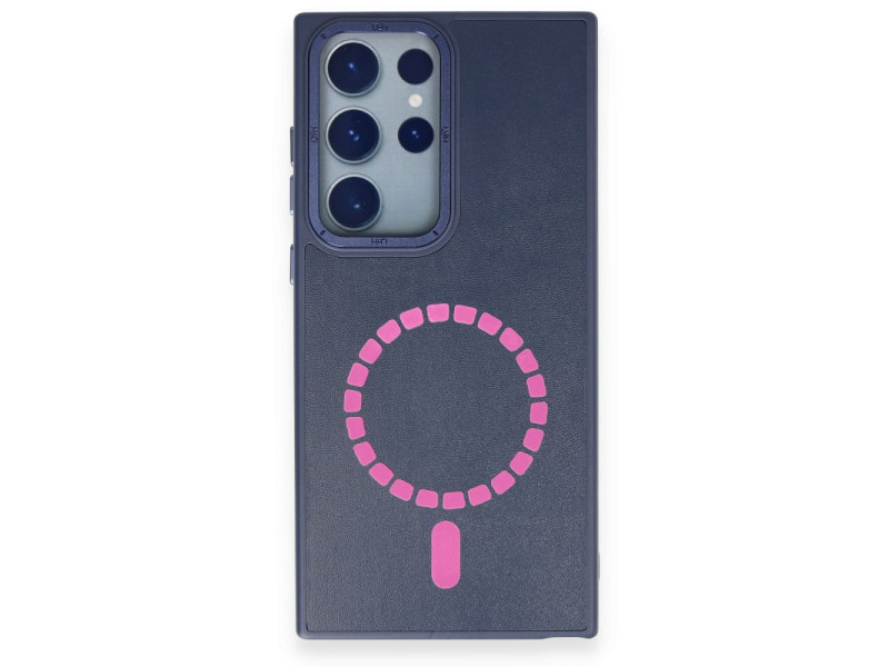 HDD Samsung Galaxy S23 Ultra Kılıf HBC-156 Forum Magneticsafe Kapak - Lacivert